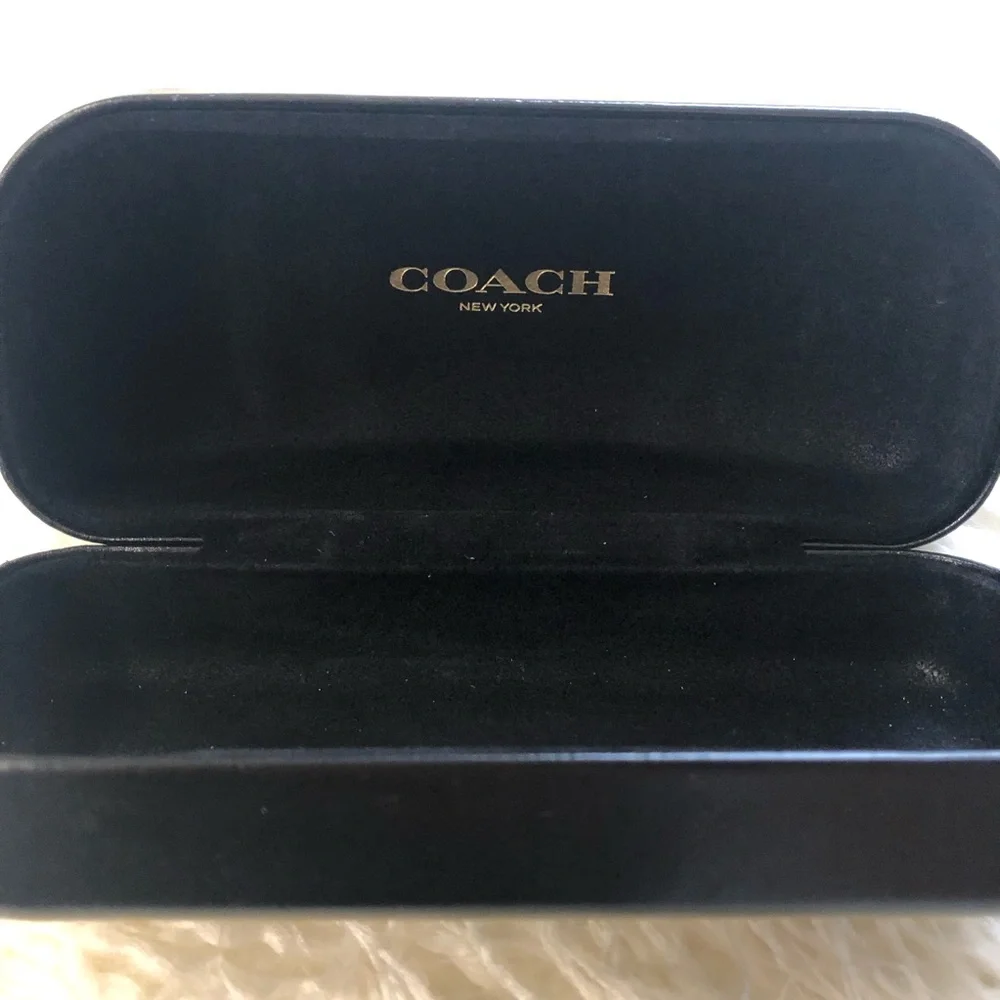 COACH SUNGLASSES/READING GLASSES CASE BLACK